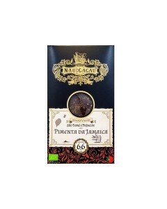 Chocolate Negro 66% Cacau com Pimenta da Jamaica NAU DO CACAU 80gr